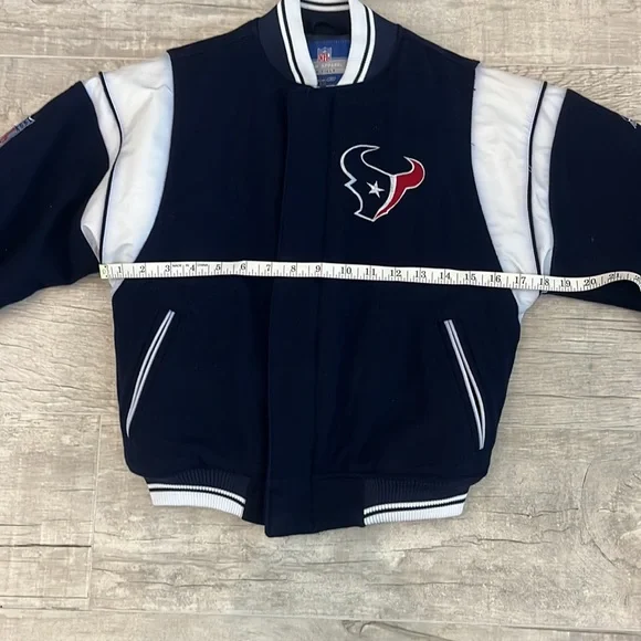 Houston Texans Reebok Jacket Size S (8) / CH (8) Color: Blue RN 67891 - Picture 10 of 15